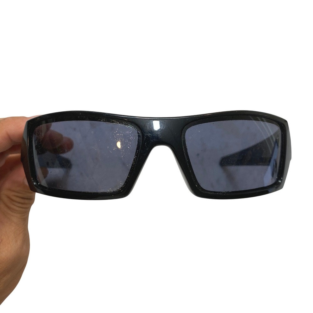 Oakley Gascan Sunglasses Mens Black Wrap Sport 03-471 60-15-128